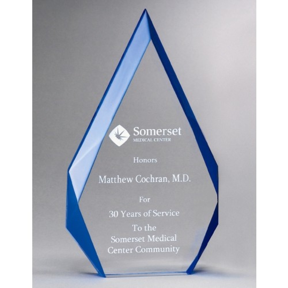 Blue Beveled Acrylic Award (Acrylic Awards)