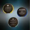 Black With Color Accent Luminary Circle Acrylic (Acrylic Awards)