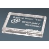 Straight Bevel Acrylic Paperweight (Paperweights & Coasters)