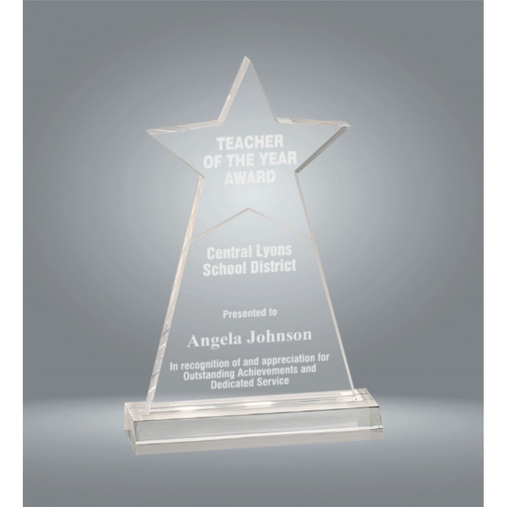 Star Obelisk Acrylic (Acrylic Awards)