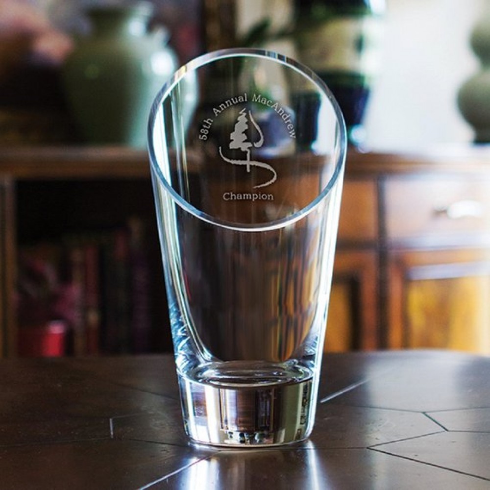 Aspire Crystal Vase (Crystal Awards)