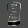 Clear Fan Metro Glass (Crystal Awards)