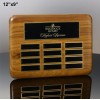 Perpetual Plaque With 12, 24, or 36 Black Brass Plates (Plaques)