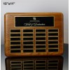 Perpetual Plaque With 12, 24, or 36 Black Brass Plates (Plaques)