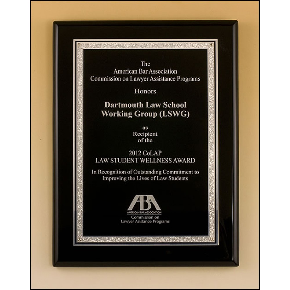 Black Piano Finish Plaque (Plaques)
