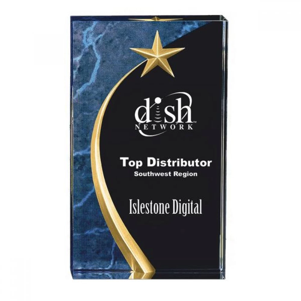 Carved Star Award (SRI-B) by www.allstaryeswecan.com Carved Star Award (Acrylic Awards)