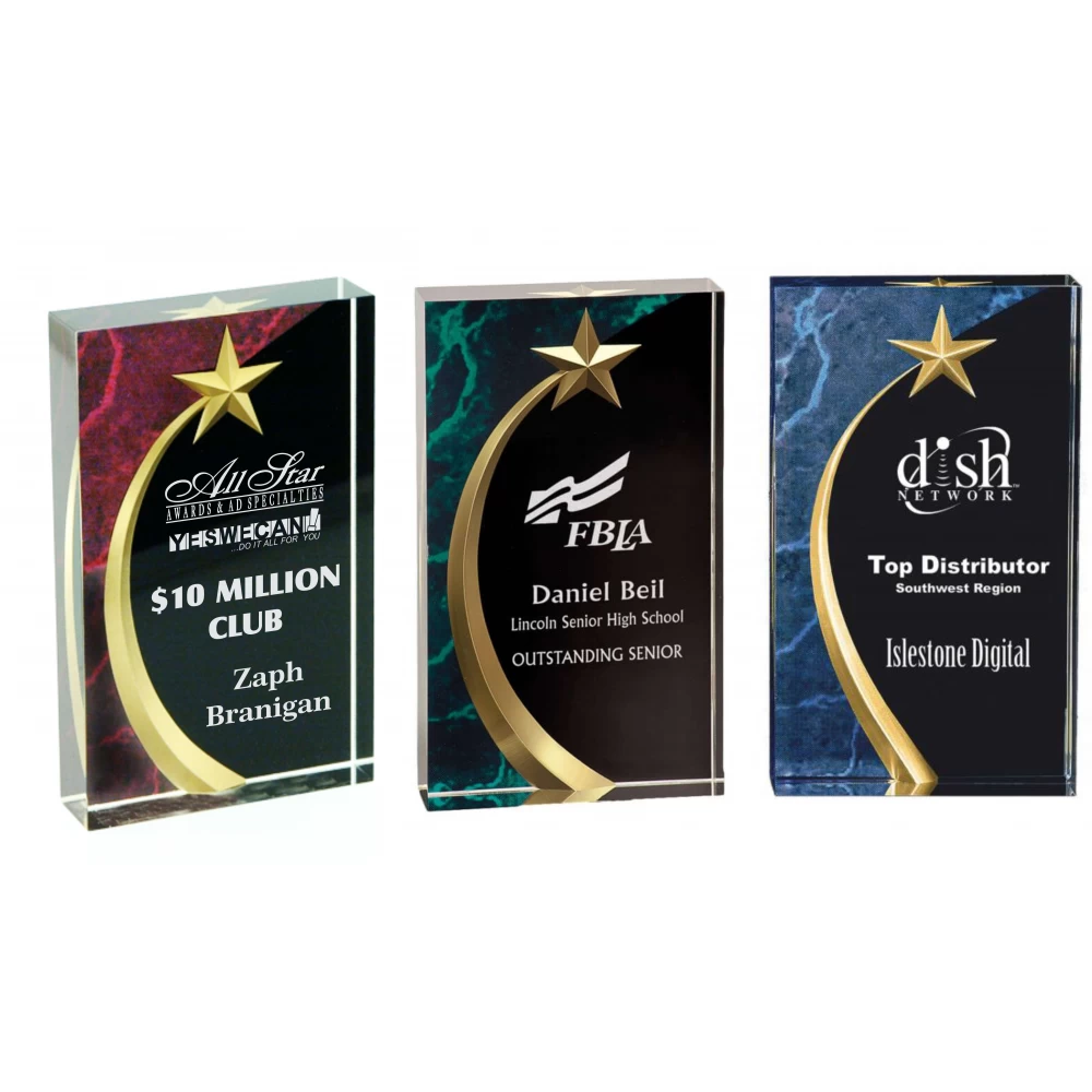 Carved Star Award (SRI-B) by www.allstaryeswecan.com Carved Star Award (Acrylic Awards)