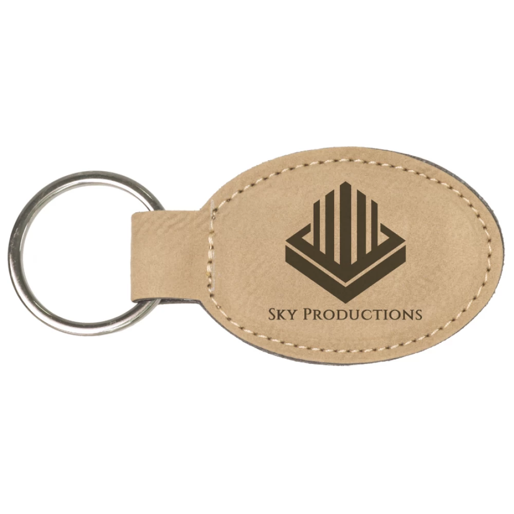 Leatherette Oval Keychain (GFT) by www.allstaryeswecan.com Leatherette Oval Keychain (New Arrivals!)