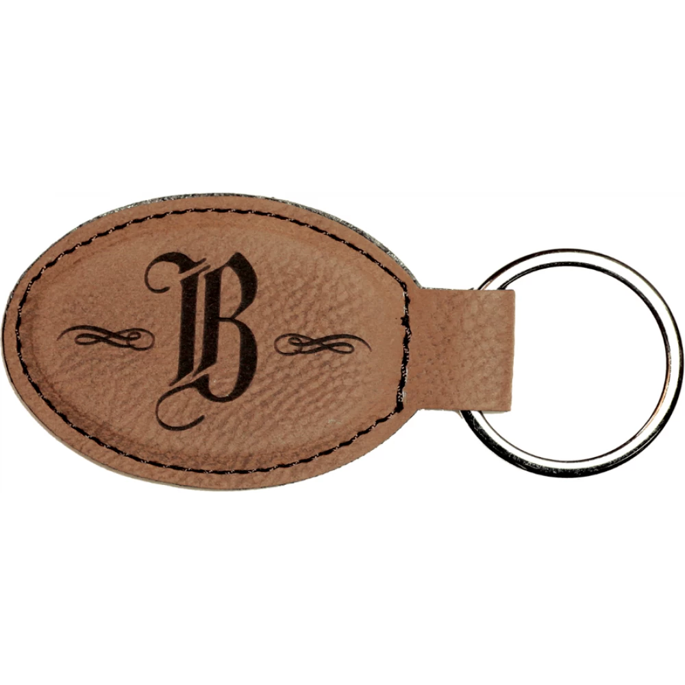 Leatherette Oval Keychain (GFT) by www.allstaryeswecan.com Leatherette Oval Keychain (New Arrivals!)