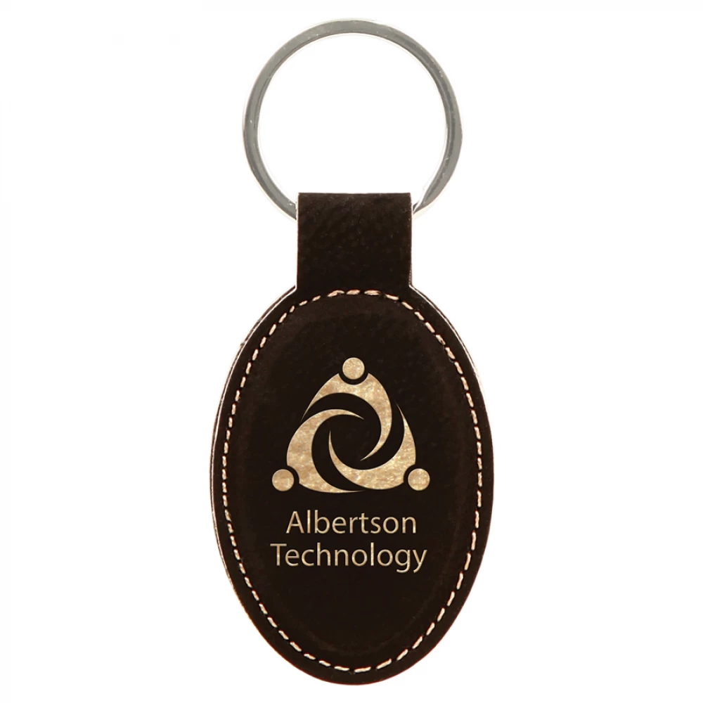 Leatherette Oval Keychain (GFT) by www.allstaryeswecan.com Leatherette Oval Keychain (New Arrivals!)