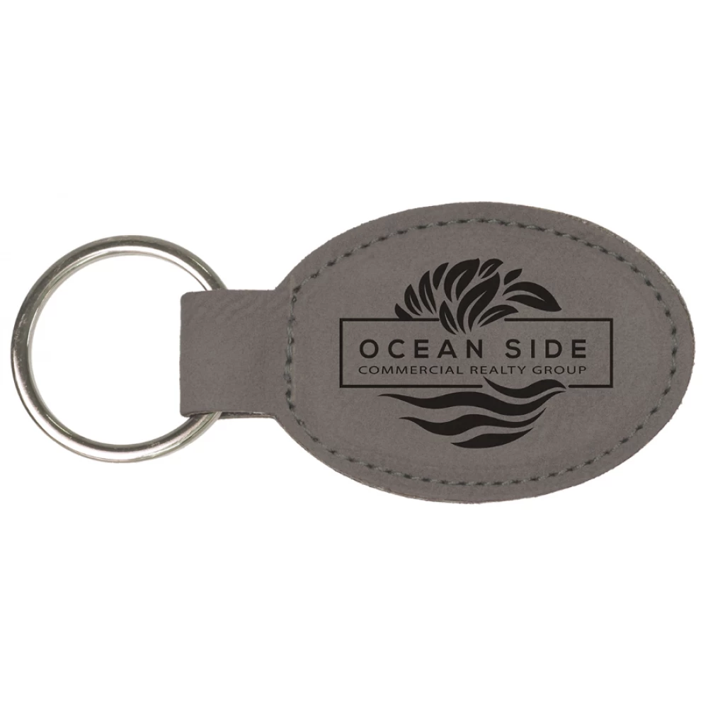 Leatherette Oval Keychain (GFT) by www.allstaryeswecan.com Leatherette Oval Keychain (New Arrivals!)