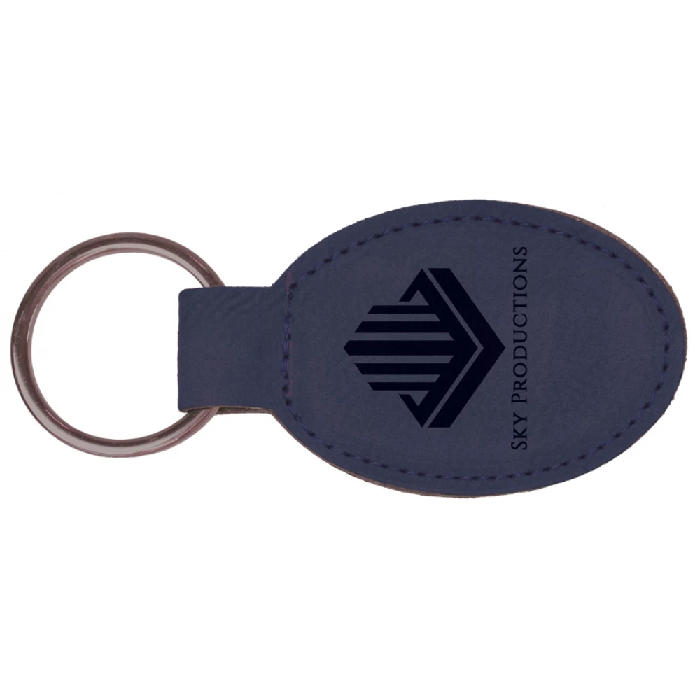 Leatherette Oval Keychain (GFT) by www.allstaryeswecan.com Leatherette Oval Keychain (New Arrivals!)