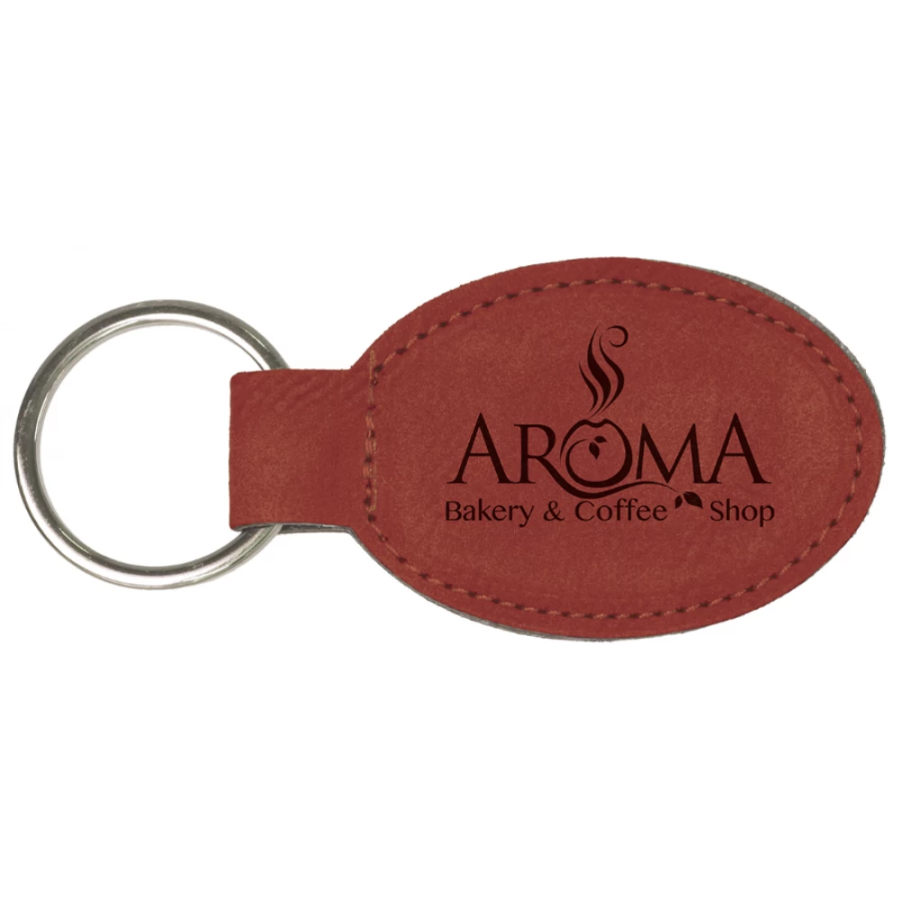 Leatherette Oval Keychain (GFT) by www.allstaryeswecan.com Leatherette Oval Keychain (New Arrivals!)