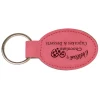 Leatherette Oval Keychain (GFT) by www.allstaryeswecan.com Leatherette Oval Keychain (New Arrivals!)