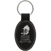 Leatherette Oval Keychain (GFT) by www.allstaryeswecan.com Leatherette Oval Keychain (New Arrivals!)