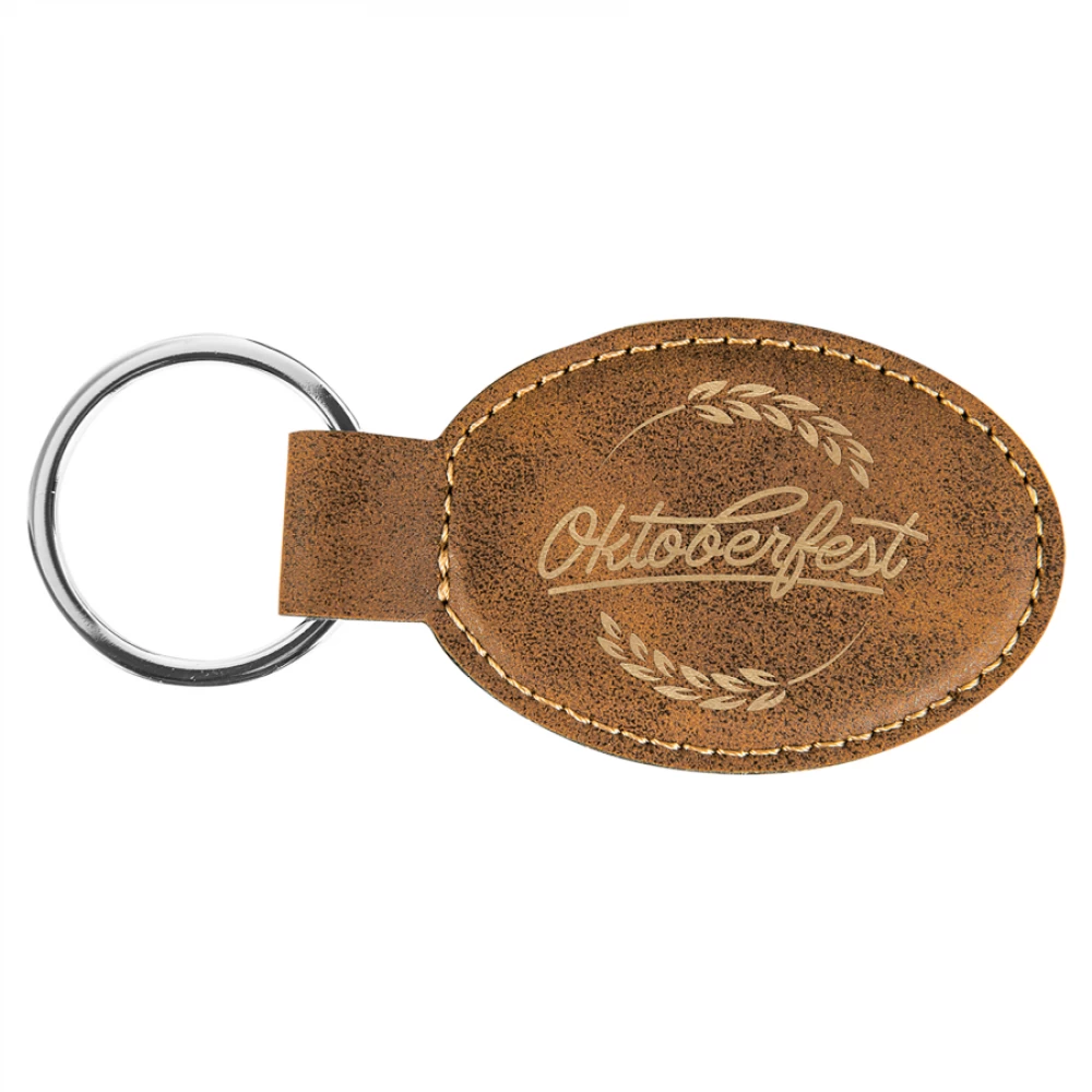 Leatherette Oval Keychain (GFT) by www.allstaryeswecan.com Leatherette Oval Keychain (New Arrivals!)