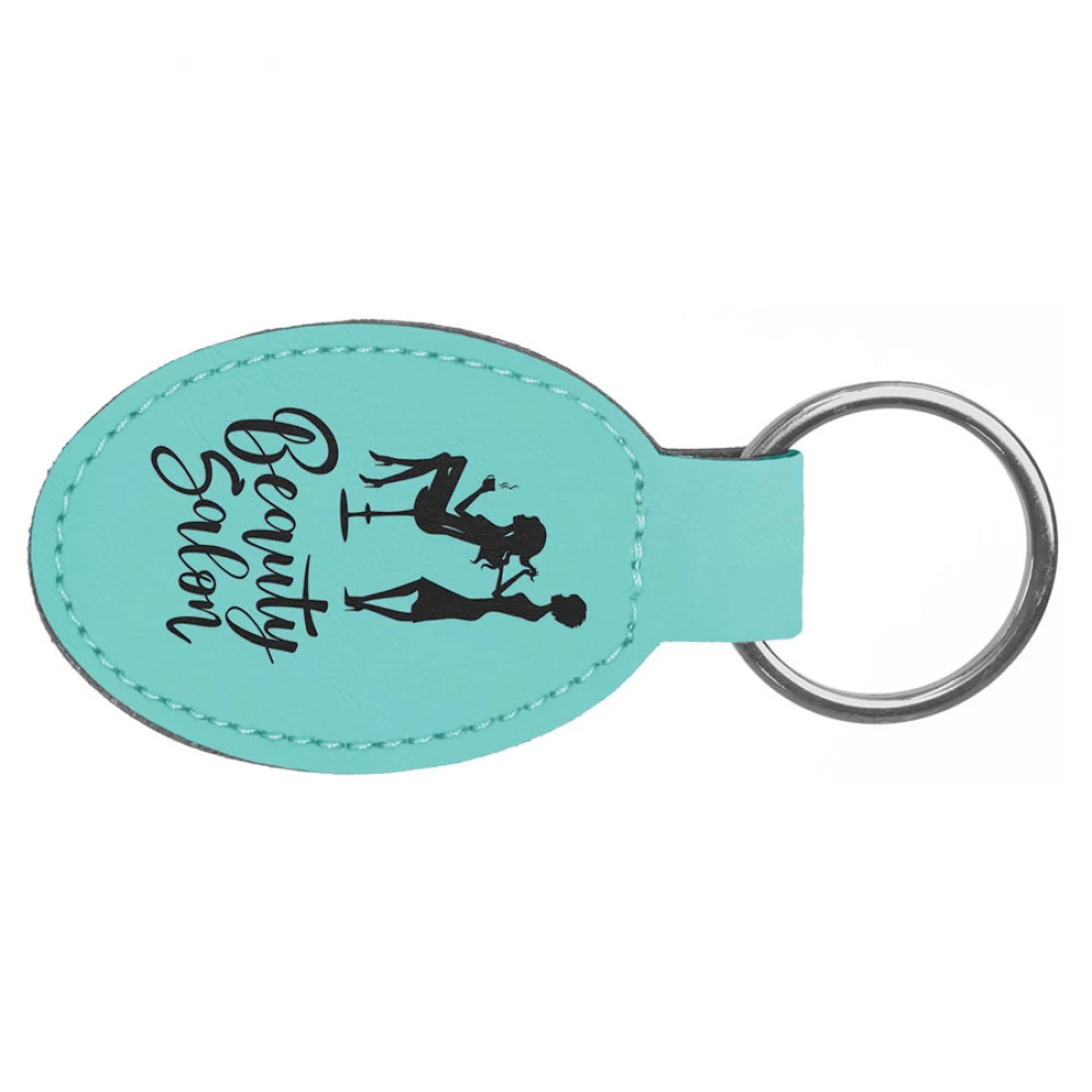 Leatherette Oval Keychain (GFT) by www.allstaryeswecan.com Leatherette Oval Keychain (New Arrivals!)