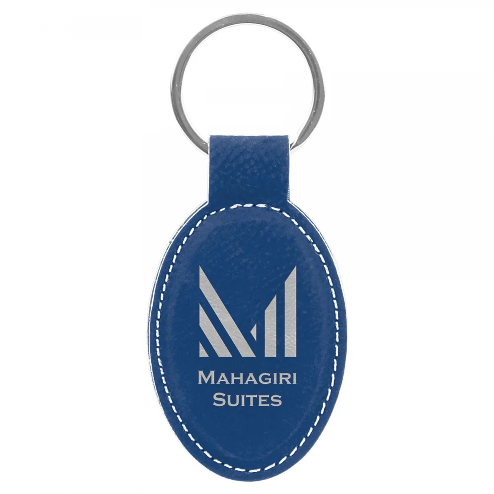 Leatherette Oval Keychain (GFT) by www.allstaryeswecan.com Leatherette Oval Keychain (New Arrivals!)