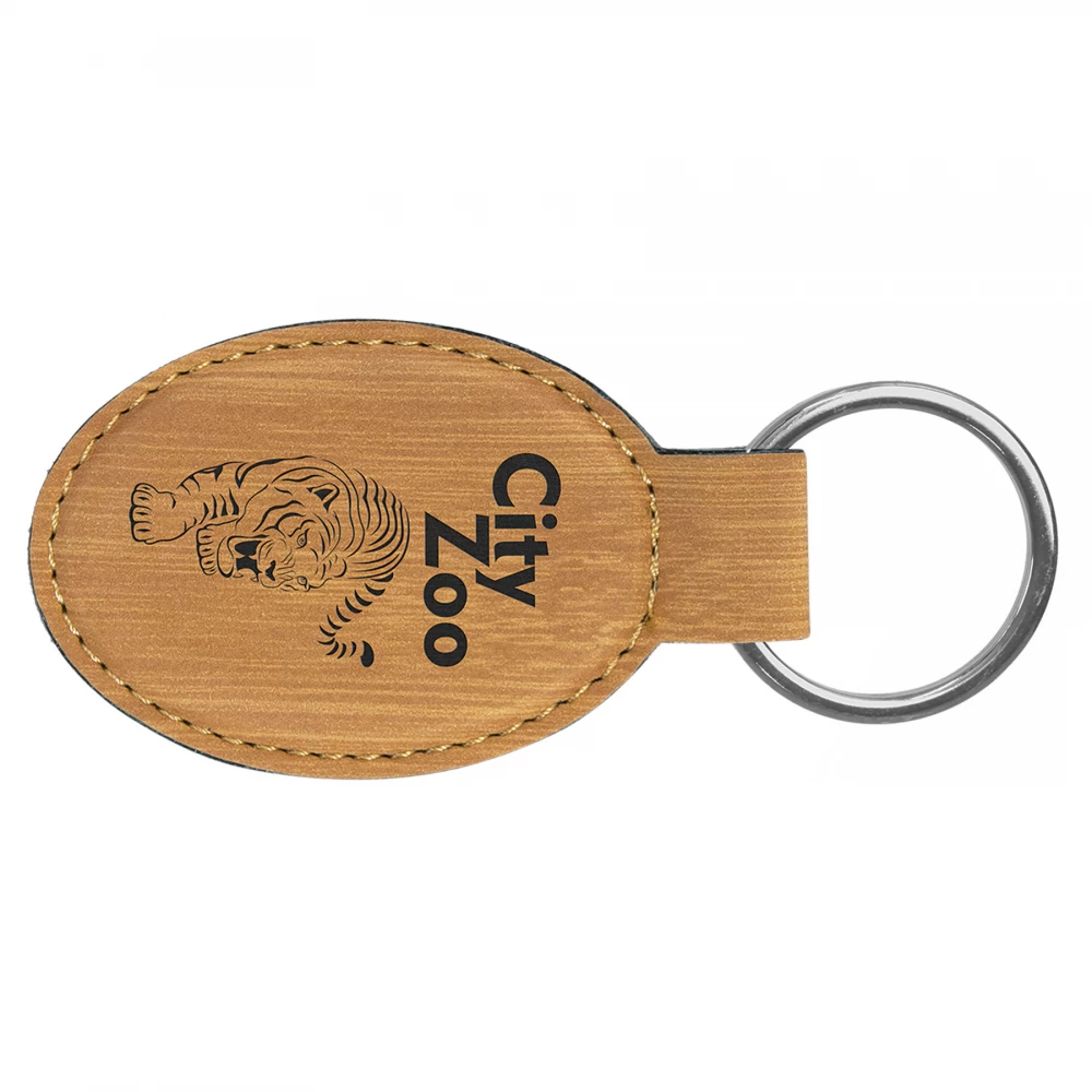 Leatherette Oval Keychain (GFT) by www.allstaryeswecan.com Leatherette Oval Keychain (New Arrivals!)