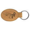 Leatherette Oval Keychain (GFT) by www.allstaryeswecan.com Leatherette Oval Keychain (New Arrivals!)