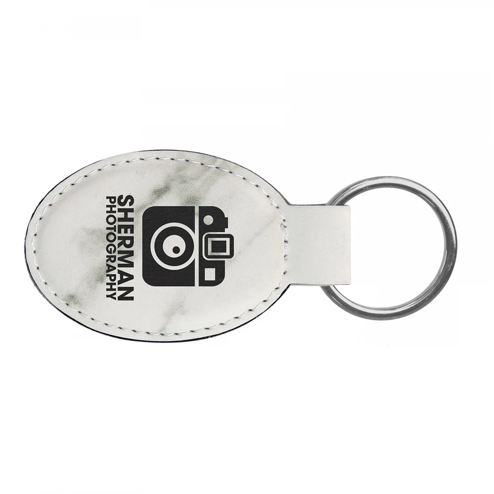 Leatherette Oval Keychain (GFT) by www.allstaryeswecan.com Leatherette Oval Keychain (New Arrivals!)