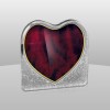 Marble Maroon Heart Acrylic (Acrylic Awards)