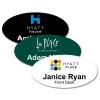Color Fusion Oval Plastic Name Badge (Badges)
