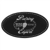Leatherette 3.25" x 1.75" Oval Name Badge (New Arrivals!)