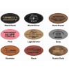 Leatherette 3.25" x 1.75" Oval Name Badge (New Arrivals!)