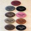 Leatherette 3.25" x 1.75" Oval Name Badge (New Arrivals!)