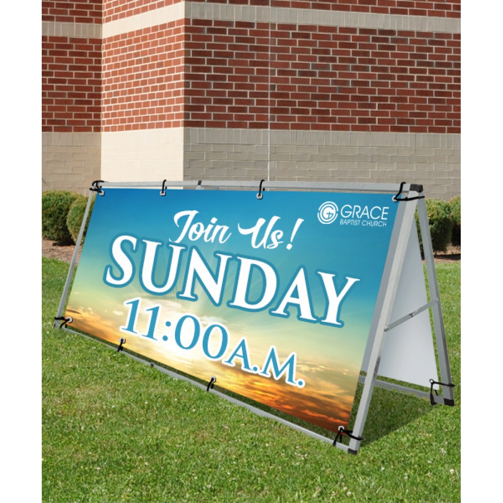 24" Matte Full Color Vinyl Banner