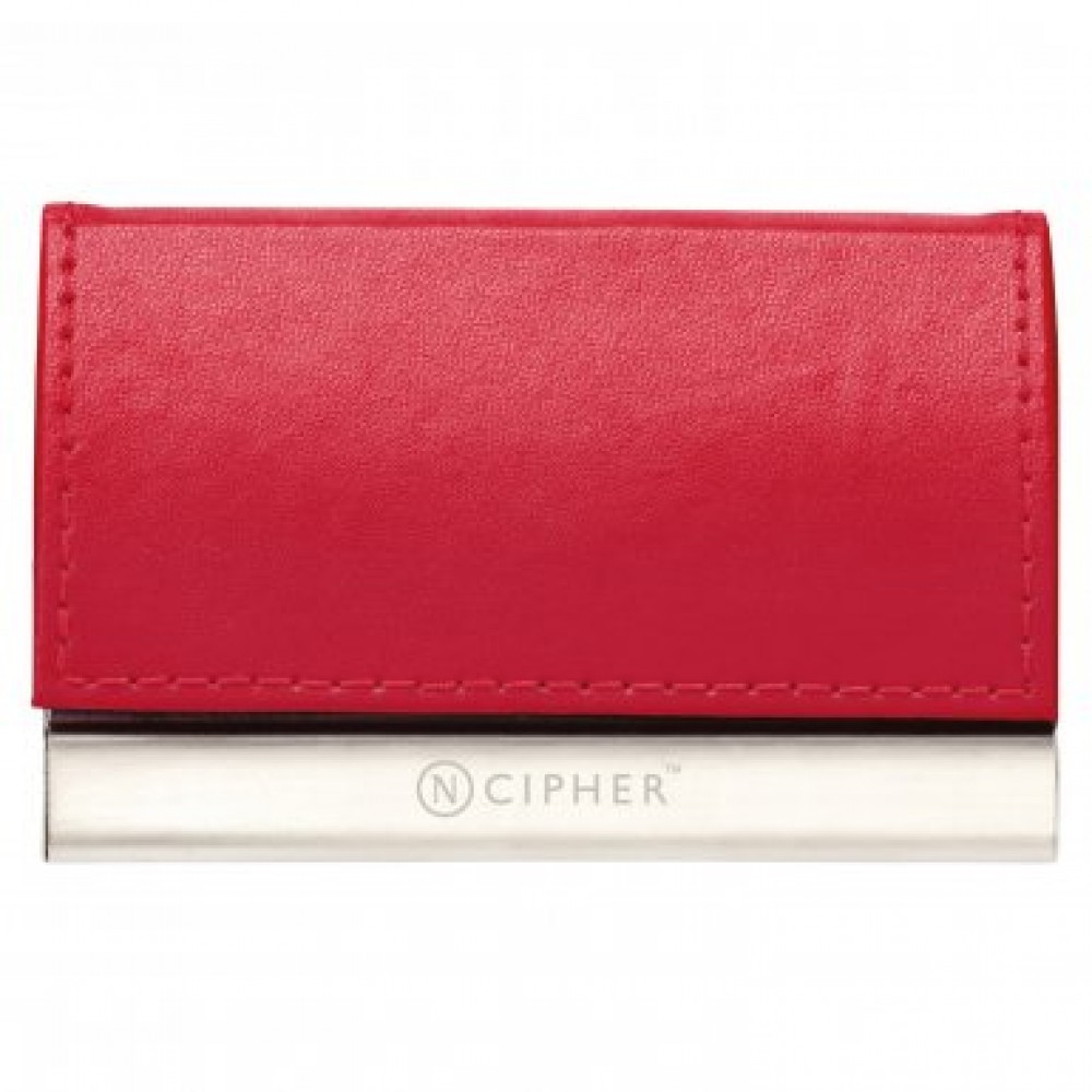 COLOR PLAY CARD CASE - Red