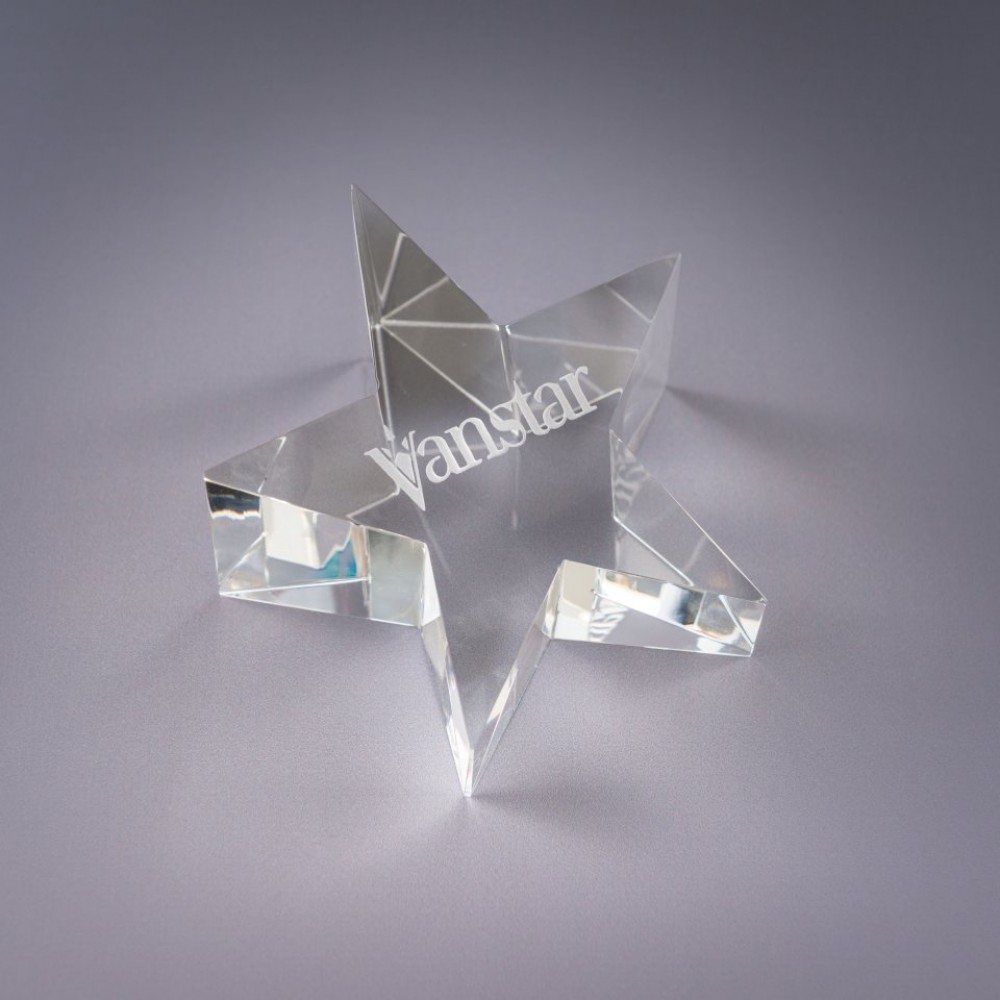 Crystal Star Paperweight (Paperweights & Coasters)