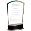 Clear Fan Metro Glass (Crystal Awards)