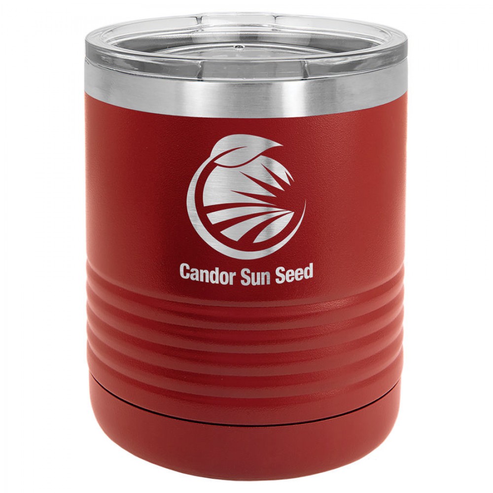 Polar Camel 10oz Vacuum Insulated Tumbler with Clear Lid (New Arrivals!)