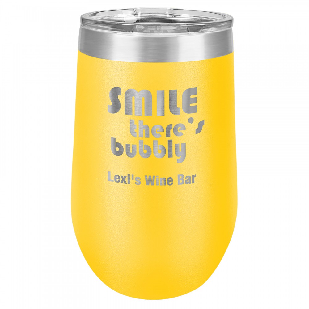 Might Be Water, Might Be Wine, Insulated Wine Tumbler, 16 oz