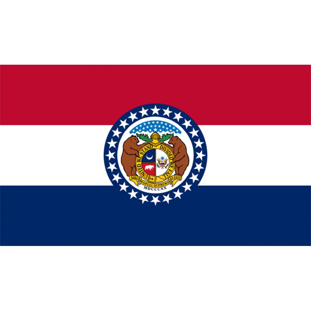 Missouri 3 x 5 Nylon State Flag (While Quantities Last!)