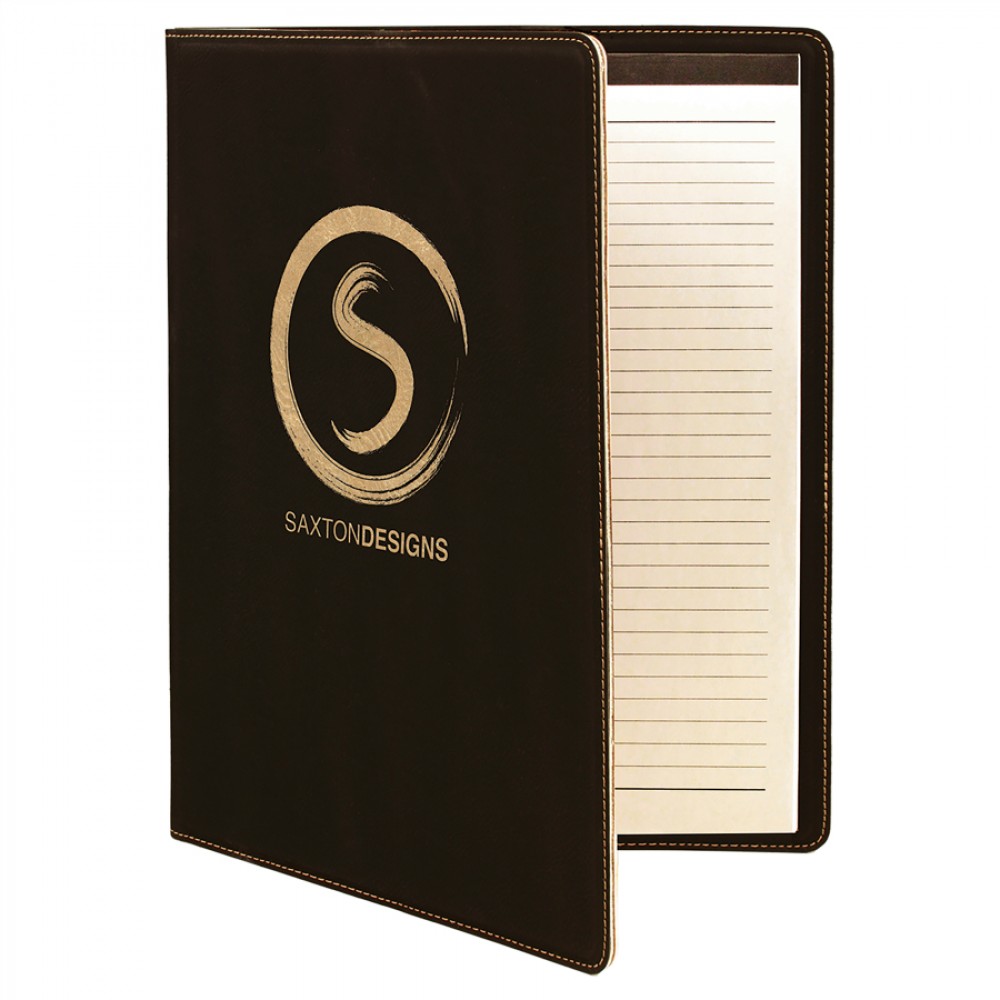 Laserable Leatherette Portfolio with Notepad (New Arrivals!)