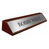 Custom Desk Wedge Nameplate - 8" & 10" (Customize Me)