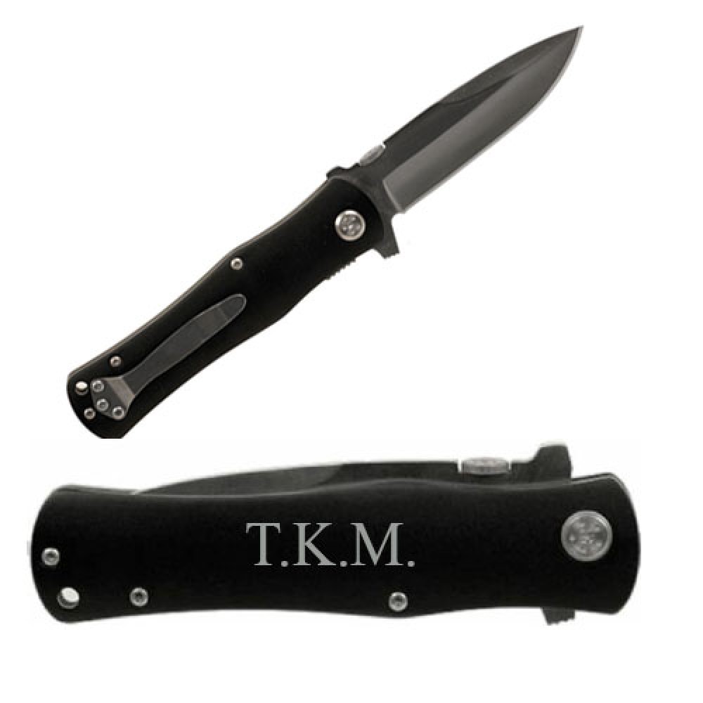 Black Anodized Aluminum Handle Knife (Other Personalized Gifts)