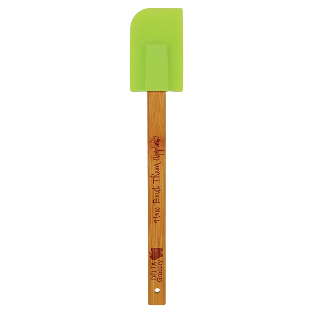 Silicone Spatula with Bamboo Handle (Other Personalized Gifts)