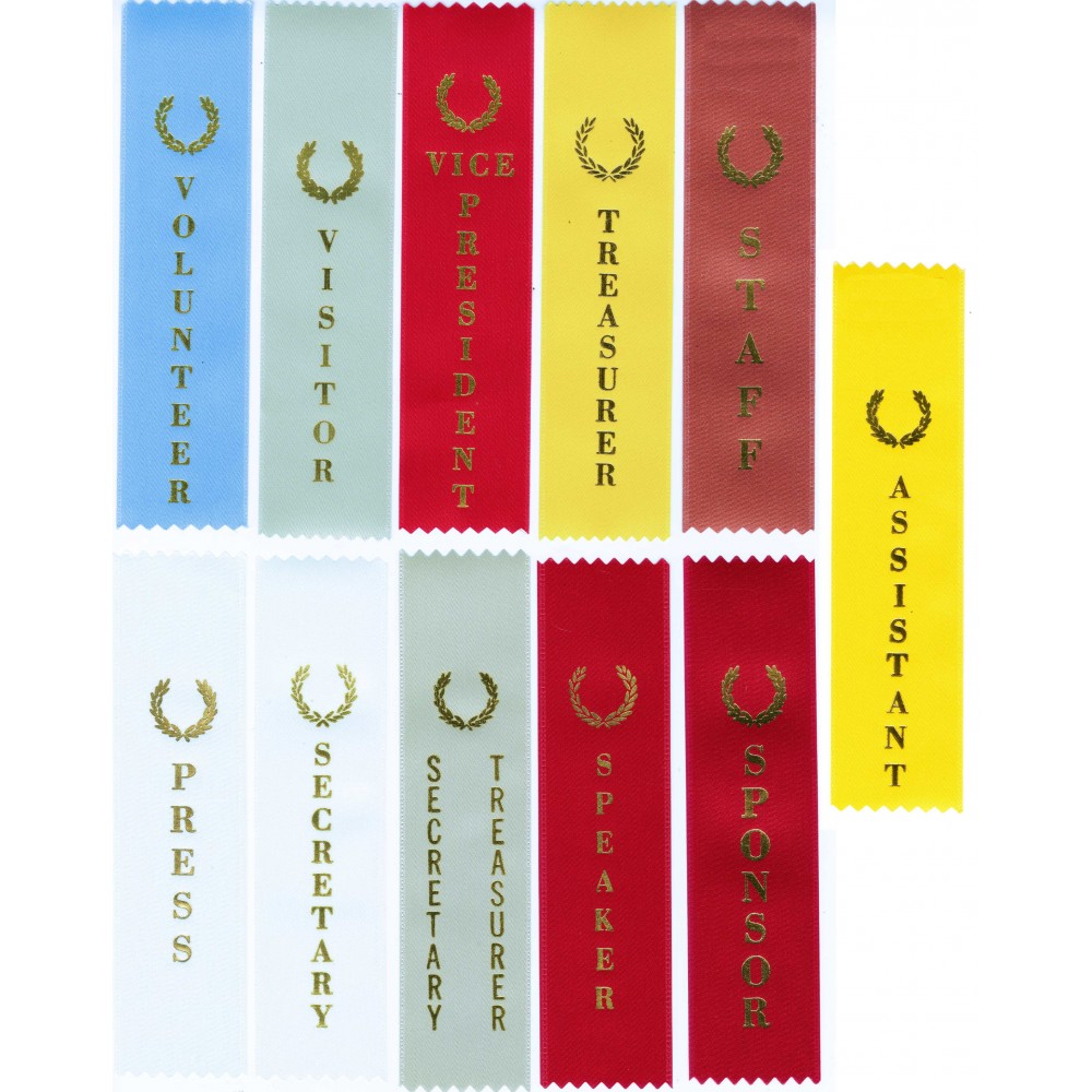 Title Ribbons (Stock Ribbons)