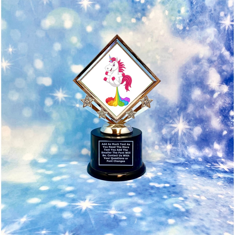 Rainbow Unicorn Farts Trophy